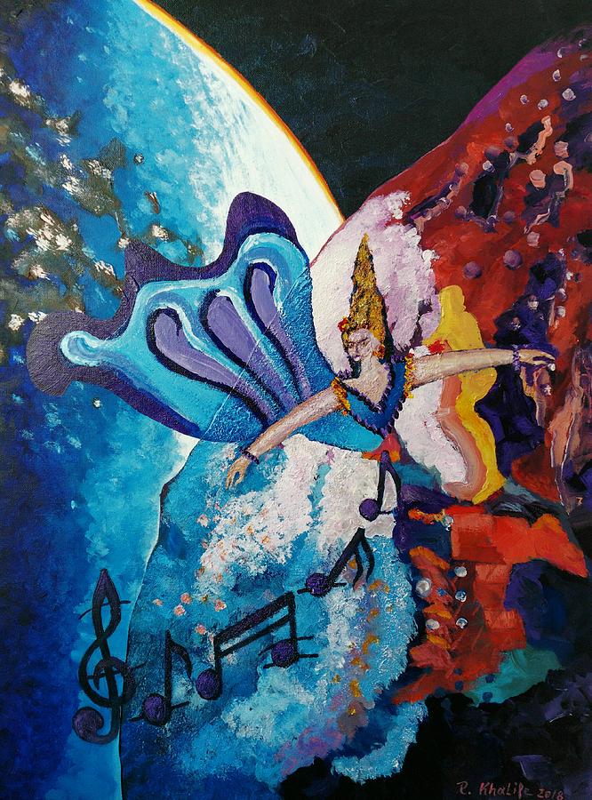My inspirational Goddess Painting by Ray Khalife