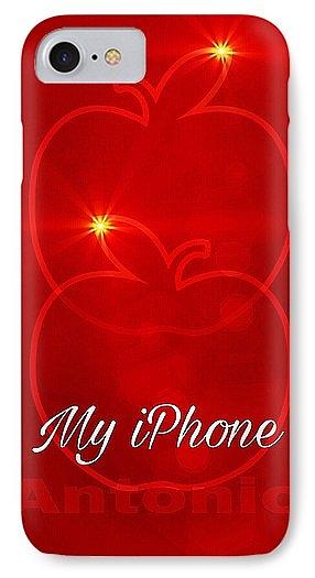 My IPhone N Red Digital Art by Gayle Price Thomas