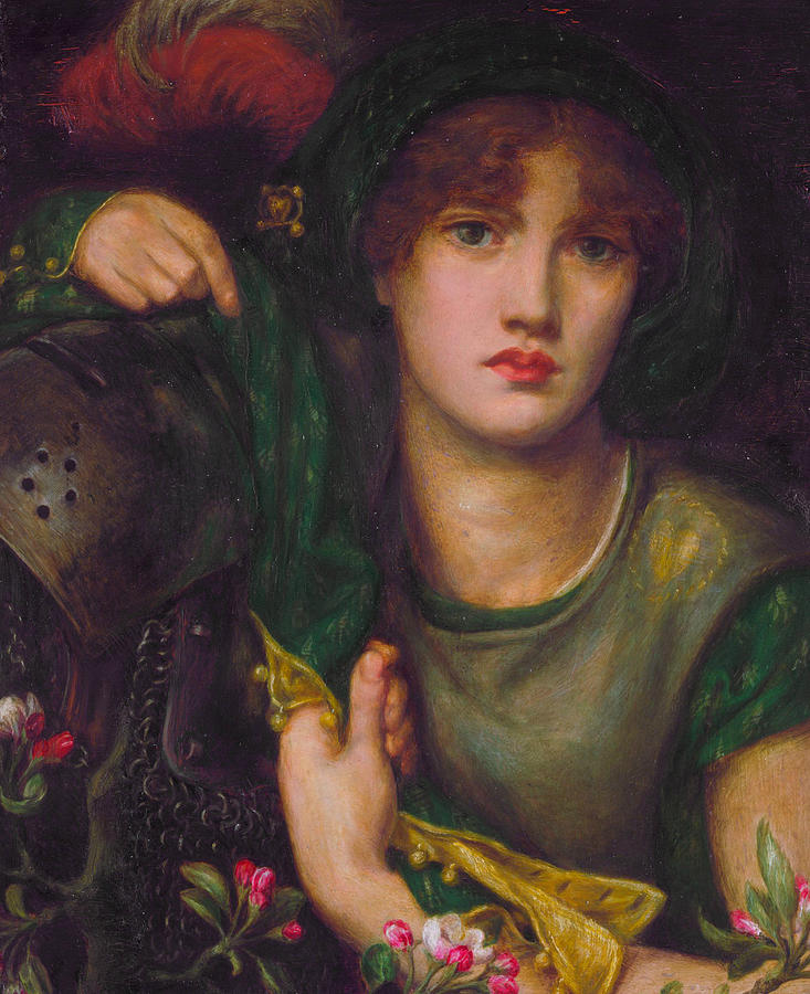 My Lady Greensleeves Painting by Dante Gabriel Rossetti