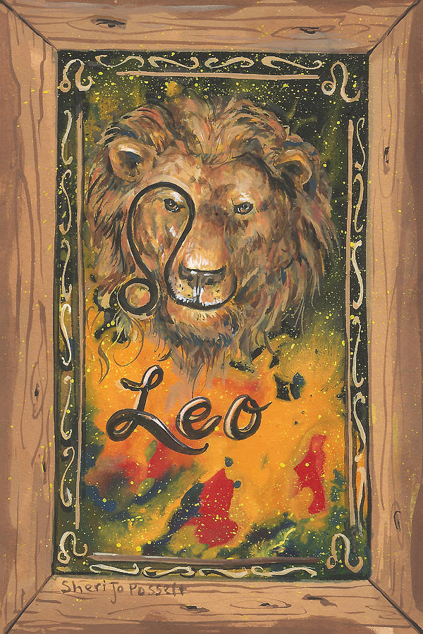 My Leo  Painting by Sheri Jo Posselt