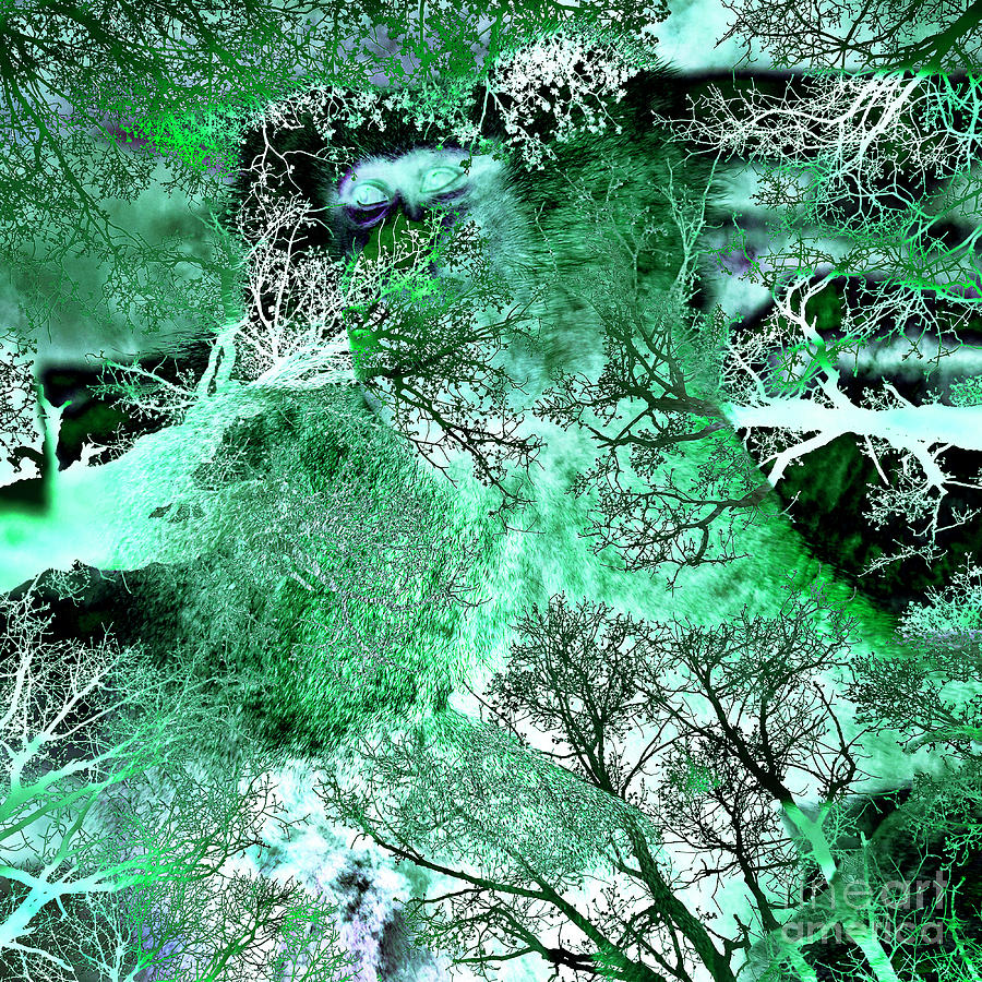 My Life in the Green Bush of Ghosts Digital Art by Silva Wischeropp