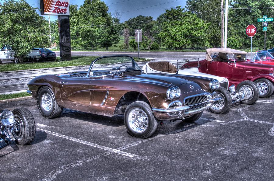 My Little Brown Corvette Photograph by George Basden - Fine Art America