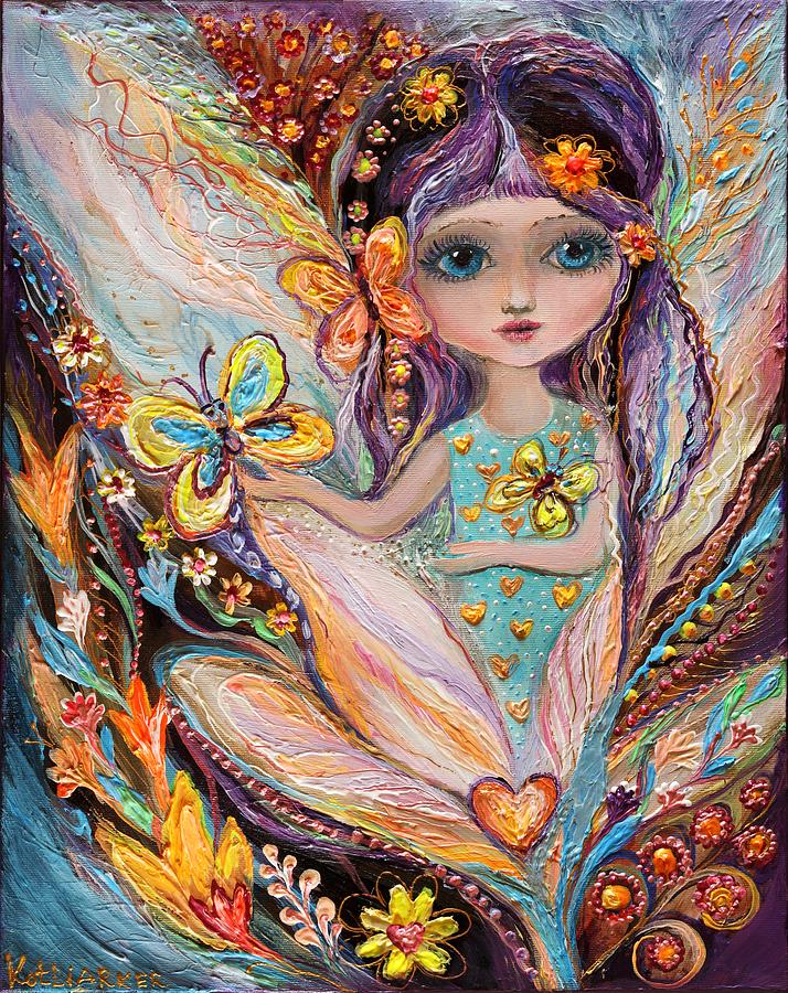 My little fairy  Pearlie Painting  by Elena Kotliarker
