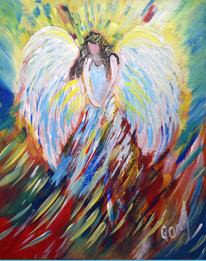 Teen Angel Painting by Gary Smith