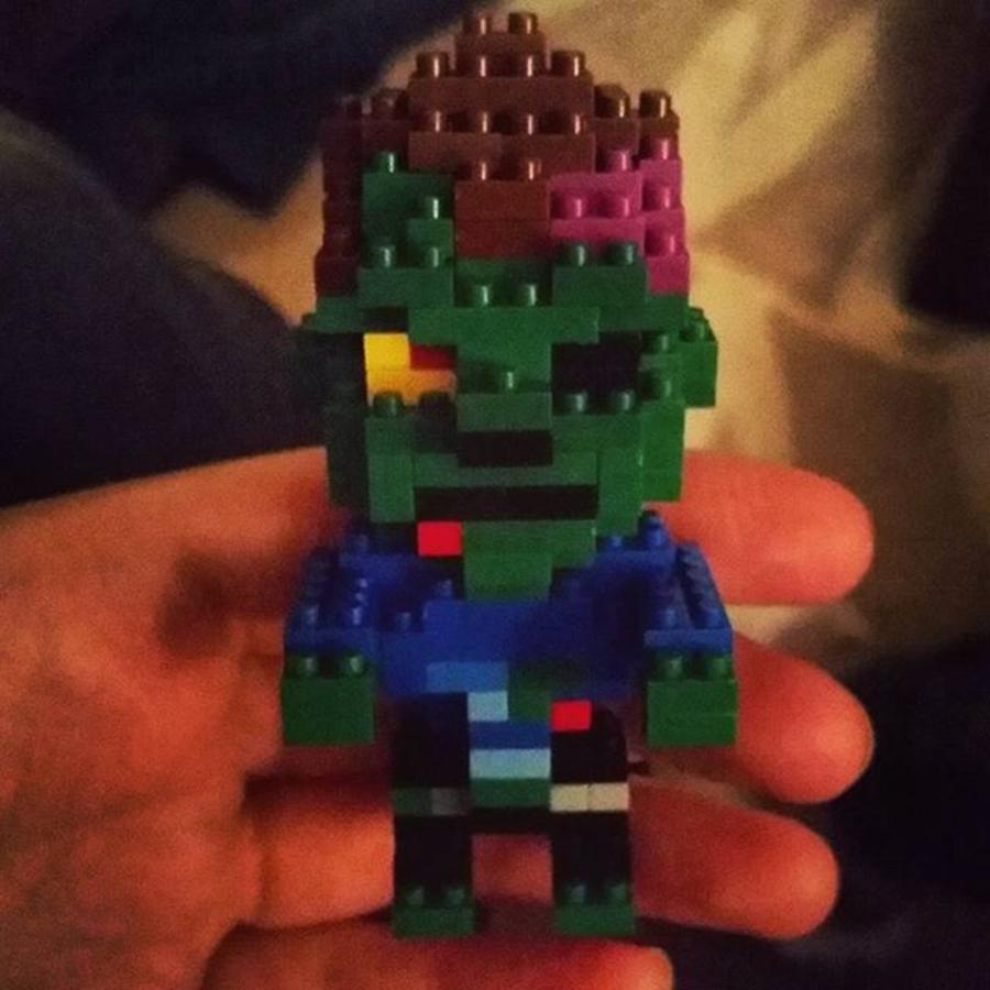 Zombie Photograph - My Little Lego Zombie!! How Cool Is by Natalie Anne