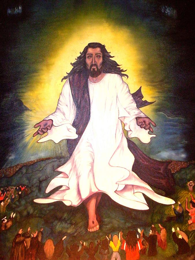 Jesus Christ Painting - My Lord My Savior He Cometh by Cleautrice Smith