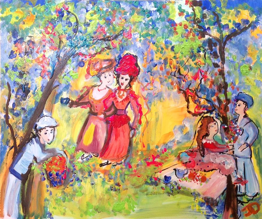 My Love Is Like A Picnic Painting by Judith Desrosiers
