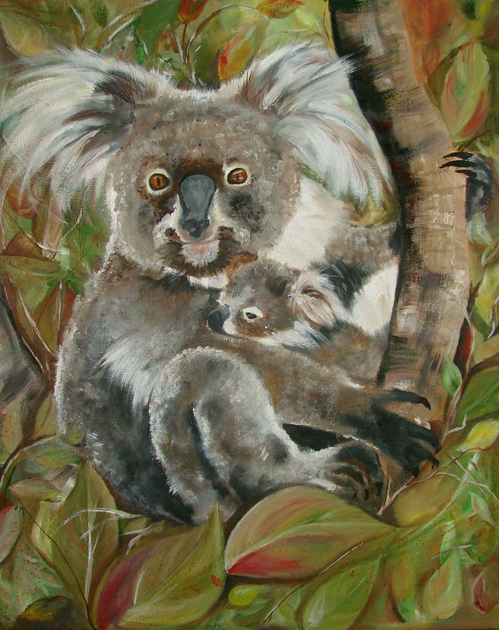 Jungle Painting - My Mommy by Sandra Valentini