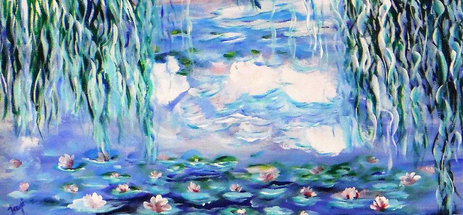 My Monet Inspiration Painting by Jacqueline Whitcomb