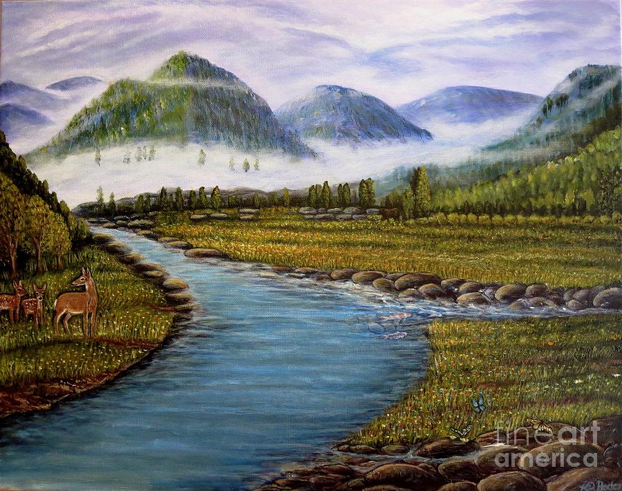 My Morning Walk with God Painting by Kimberlee Baxter