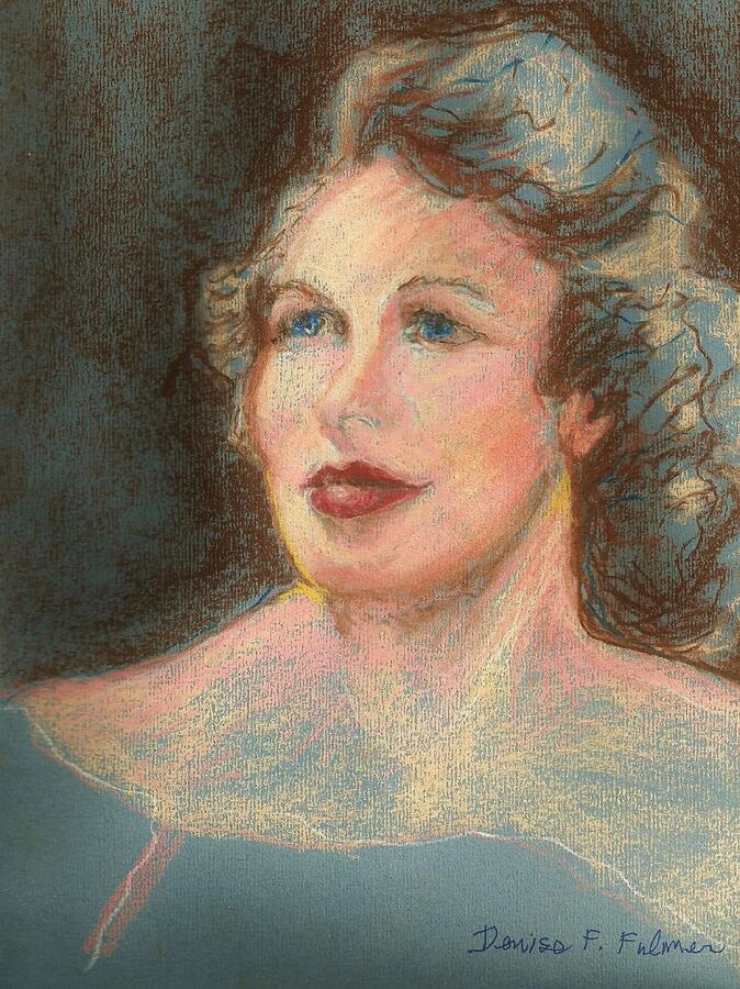 My Mother Pastel by Denise F Fulmer