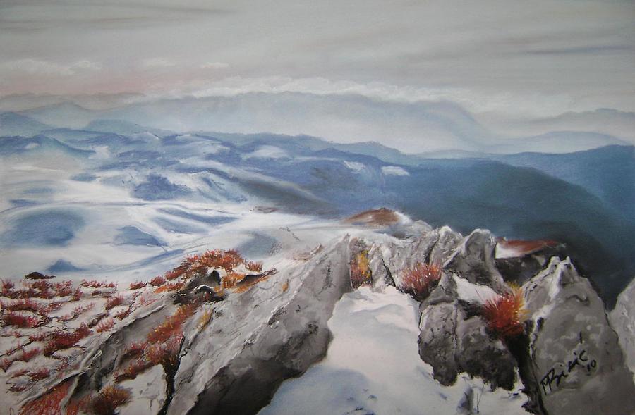Sports Painting - My Mountain by Meliha Bisic