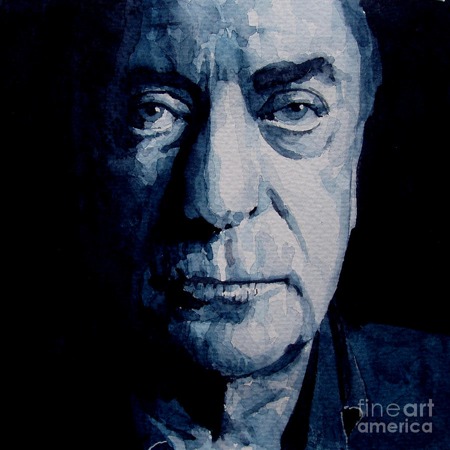 Portrait Painting - My name is Michael Caine by Paul Lovering