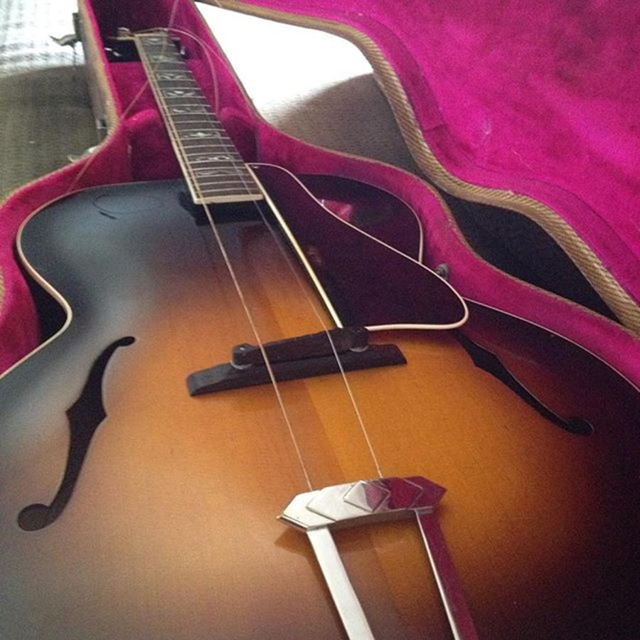 Guitar Still Life Photograph - My New 1936 Gibson L7 Guitar Now Passed by Shelden Mccandless