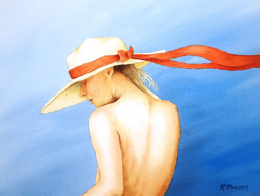 My New Hat II Painting by Richard Rooker