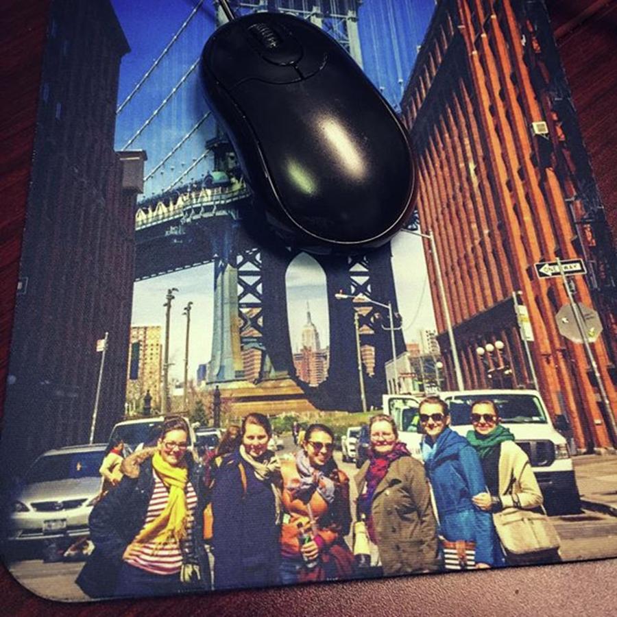 New York City Photograph - My New Mousepad At Work💖 A Daily by Joan McCool