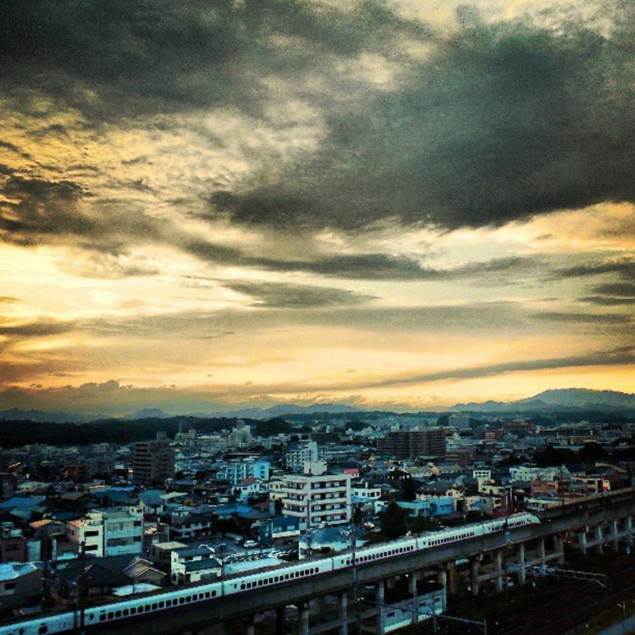 Sunset Photograph - My New Town Utsunomiya by Nori Strong
