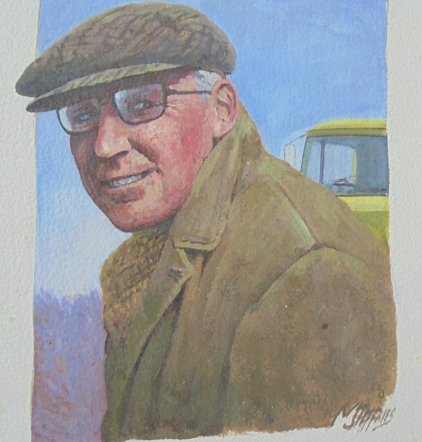 My old boss 1965. Painting by Mike Jeffries