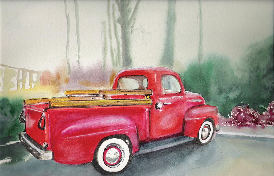 My old chevy Painting by Bobby Walters