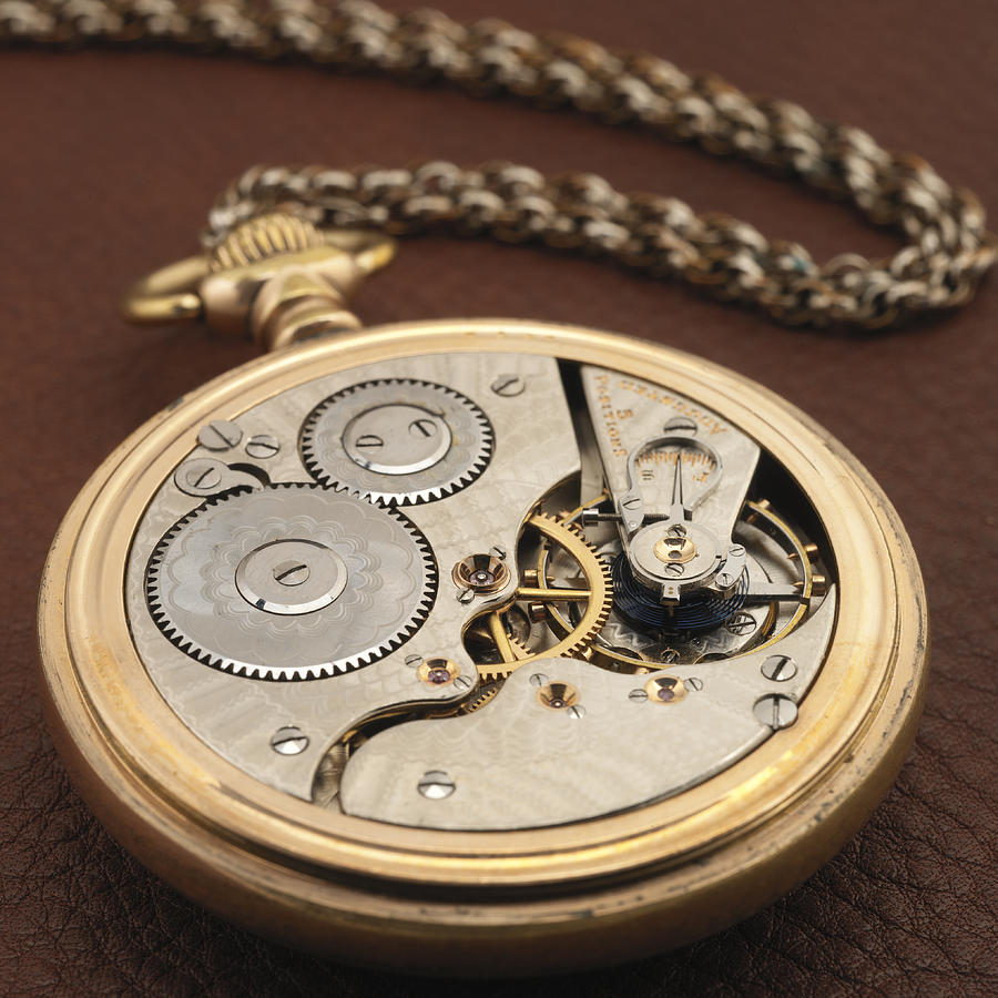 Still Life Photograph - My Old Pocket Watch by Jerry McElroy