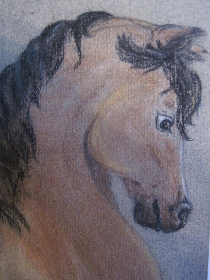 Horse Painting - My Pal by Peg Whiting
