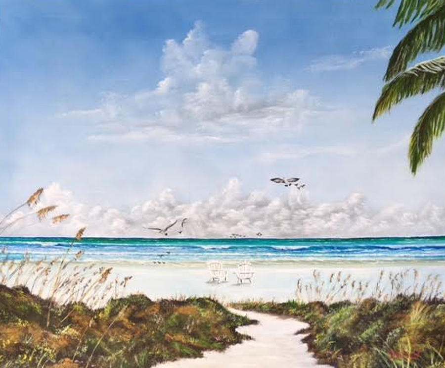 My Paradise Location Painting by Lloyd Dobson