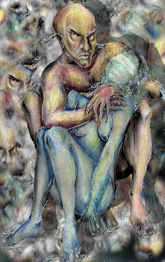 My Precious Mixed Media by Veronica Jackson My Precious Mixed Media by Veronica Jackson