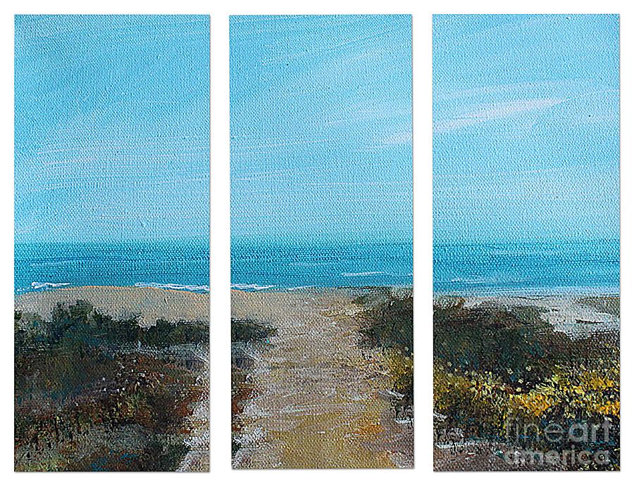 My Private Beach Painting by Rita Brown