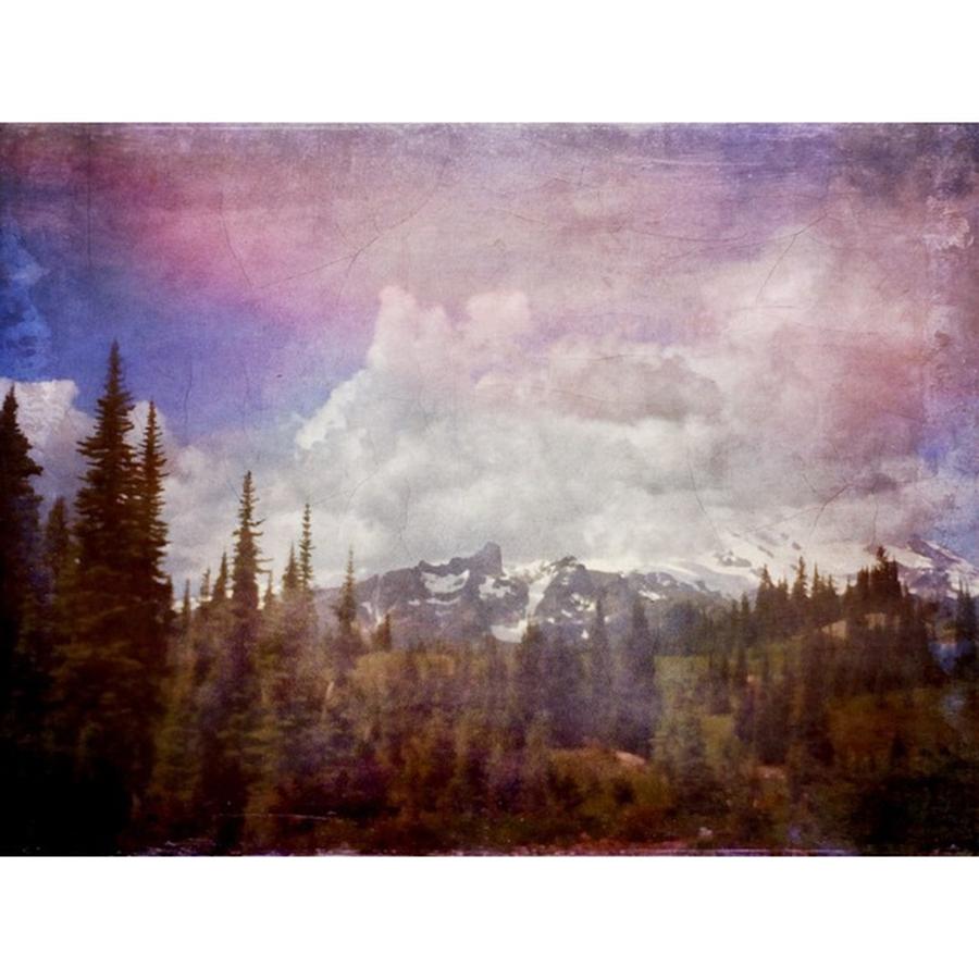 Mountain Photograph - My Rainier #stackablesapp #mountains by Joan McCool