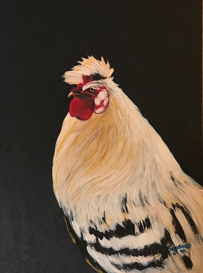 Farm Animals Painting - My Roost by Suzaine Smith