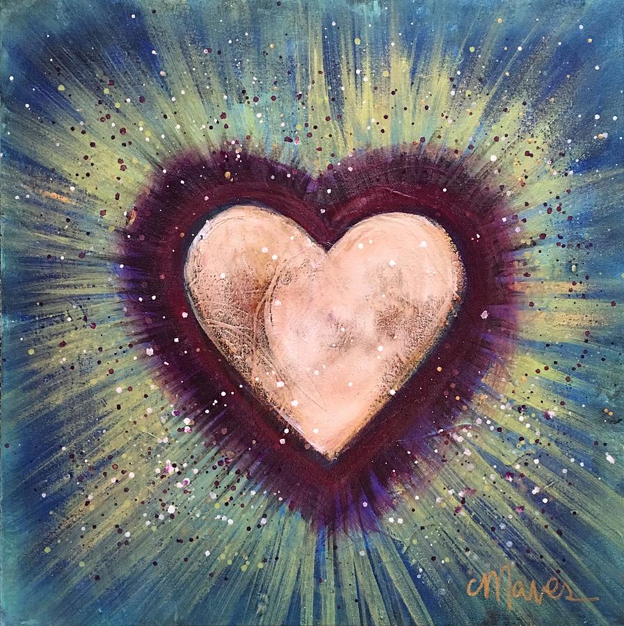 My Royal Heart Painting by Laurie Maves ART