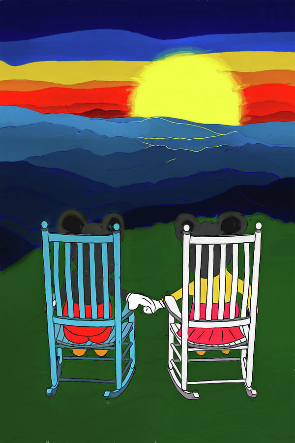 Sunset Digital Art - My Happy Place is with You by John Haldane