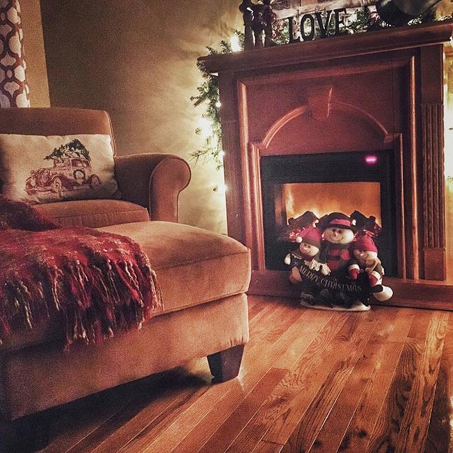 Christmas Photograph - A Warm And Inviting Home at Christmastime by Phunny Phace