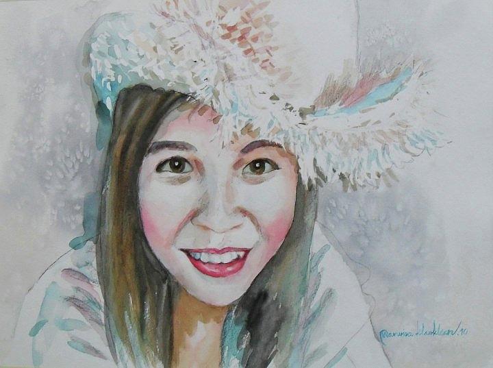 My Smile for You Painting by Wanvisa Klawklean