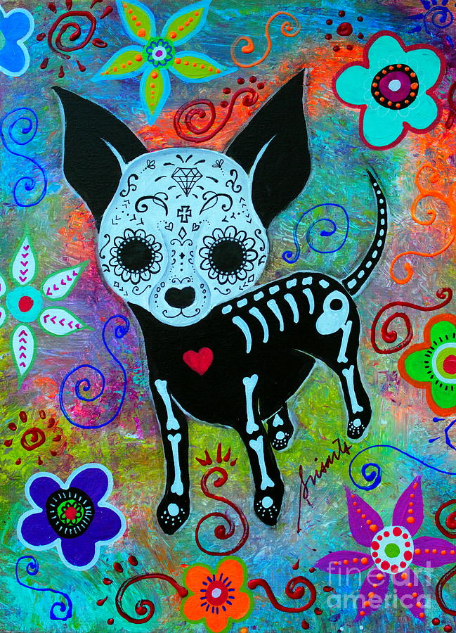 Flower Painting - My Special Perrito by Pristine Cartera Turkus