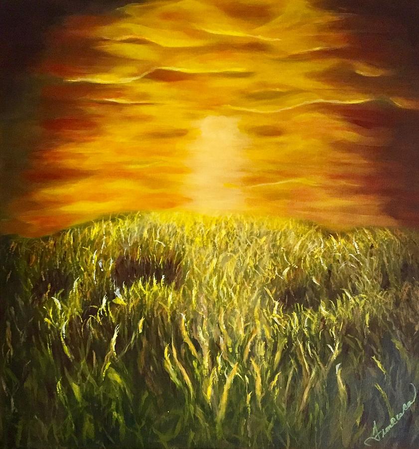Sunset Painting - My Sunset by Francesca Deluca