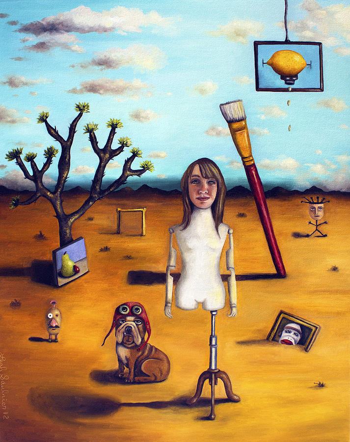 Mountain Painting - My Surreal Life by Leah Saulnier The Painting Maniac