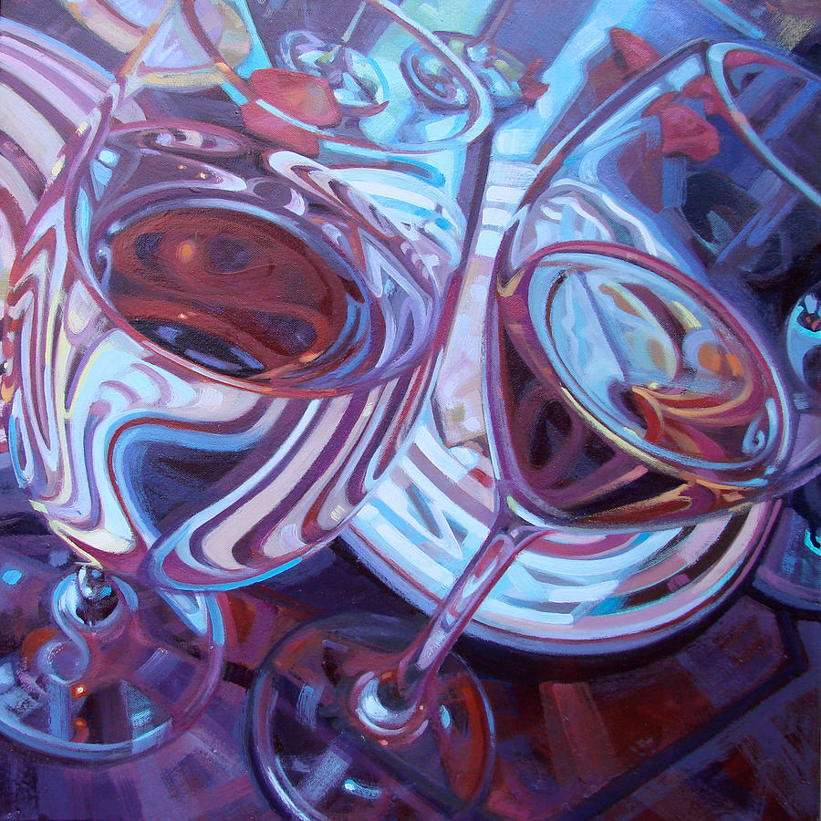 My Swanson Swirls Painting by Penelope Moore