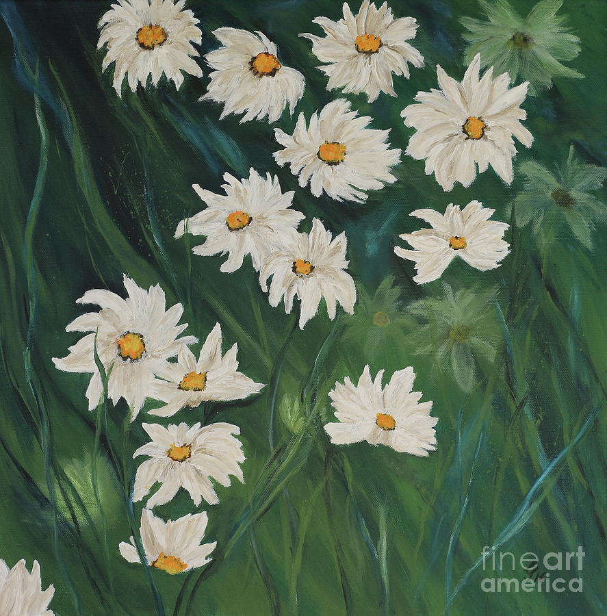 My Sweet Daisies  Painting by Christiane Schulze Art And Photography