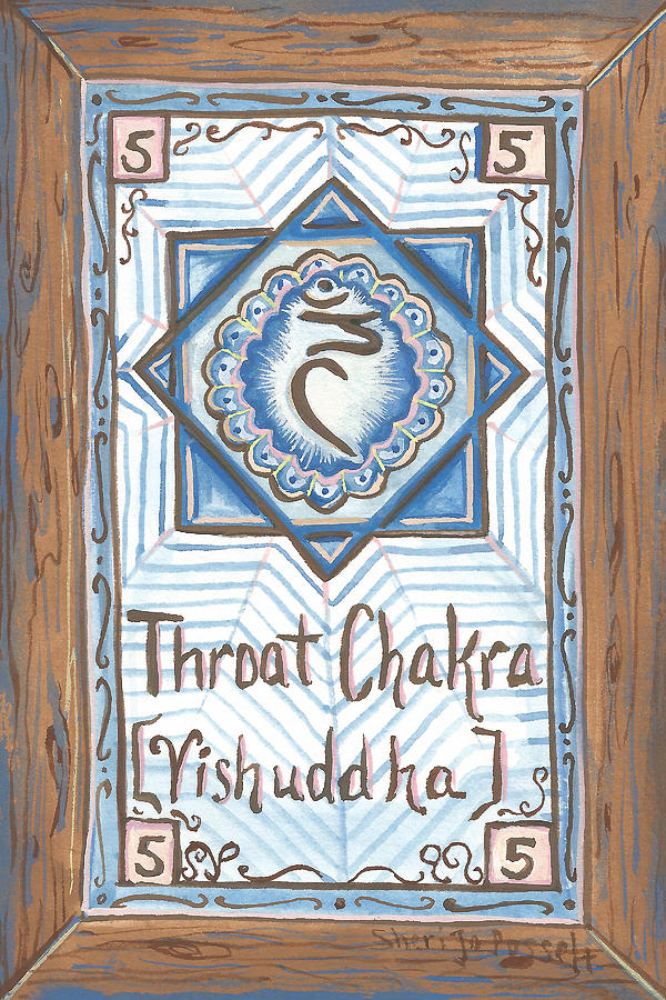 My Throat Chakra Painting by Sheri Jo Posselt