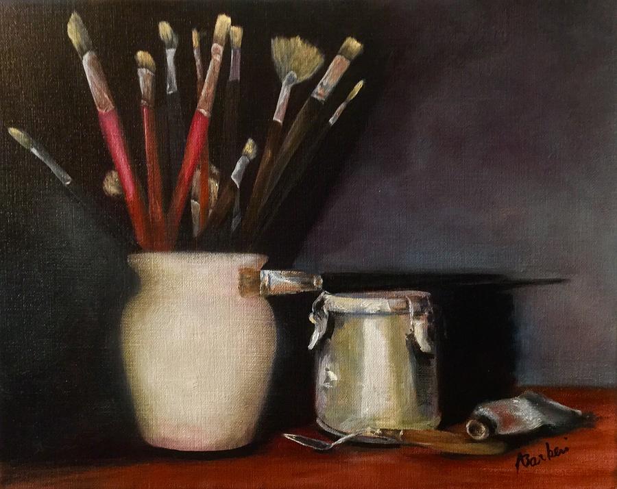 My Tools Painting by Anne Barberi
