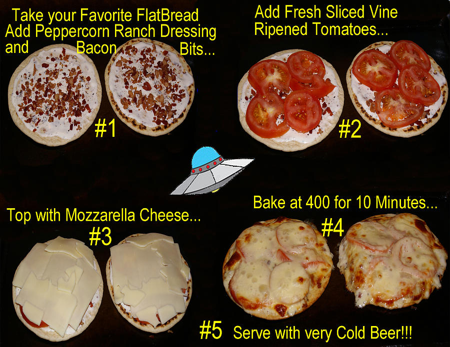 My Top Secret Recipe for UFO Pizza Photograph by Ben Upham III