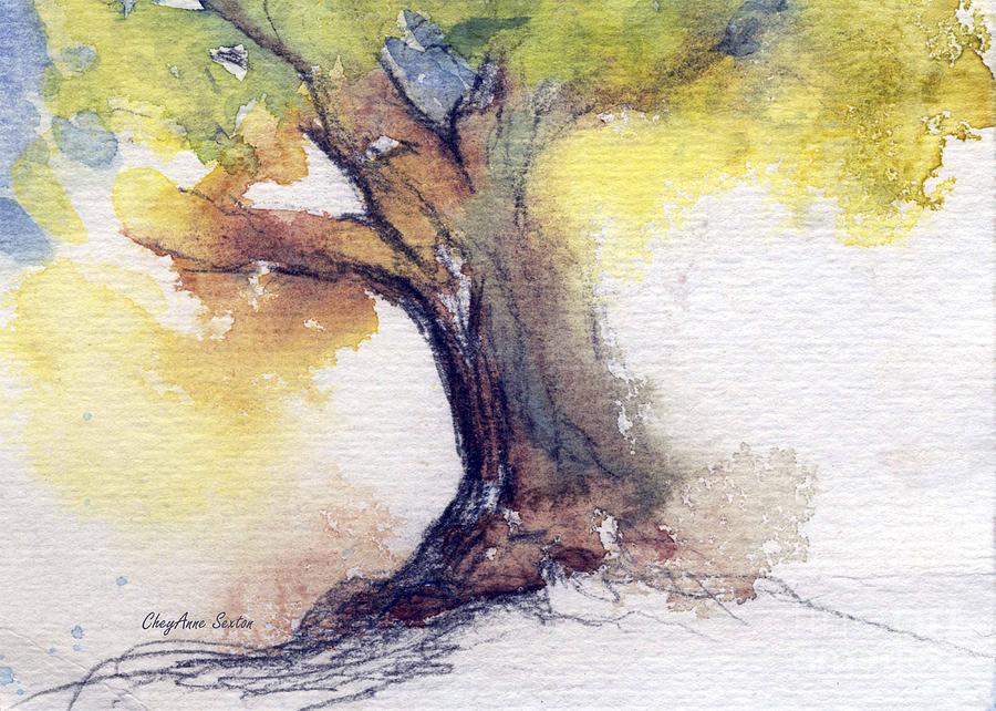 My Tree Watercolor By Cheyanne Sexton Painting