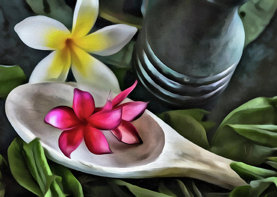 Flower Photograph - My Tropical Kitchen by Jade Moon