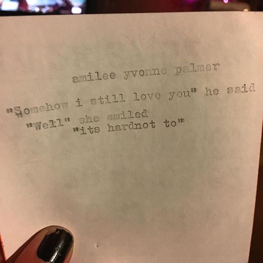Words Photograph - My Typewriter Still Works . #typewriter by Amilee Palmer