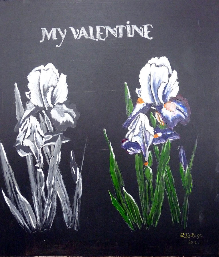My Valentine Painting by Richard Le Page