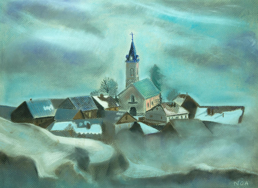 Winter Pastel - My village by Aymeric NOA