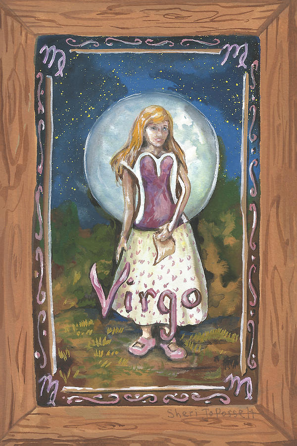My Virgo Painting by Sheri Jo Posselt