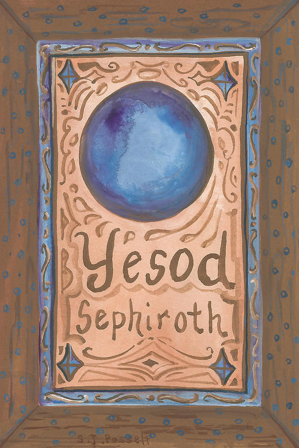 My Yesod Painting by Sheri Jo Posselt