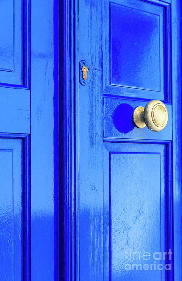 Mykonos Blue Door Photograph by John Rizzuto